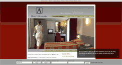 Desktop Screenshot of hotelalexander.com