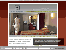 Tablet Screenshot of hotelalexander.com